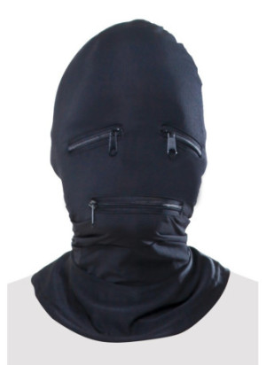 Zipper Face Hood